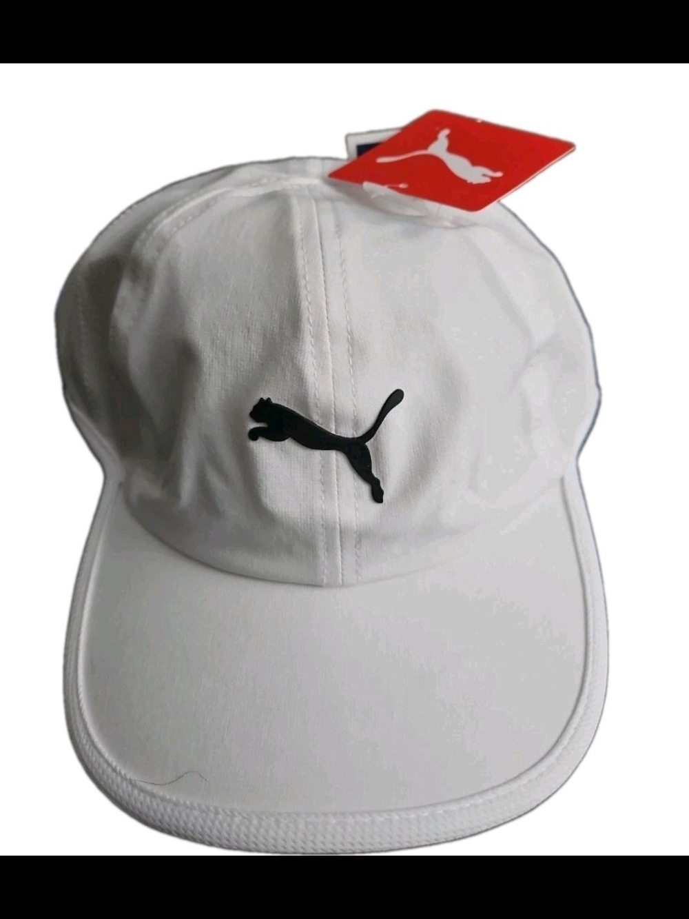 Puma Unisex Baseball Cap White Trim  Adjustable Fit  Sports